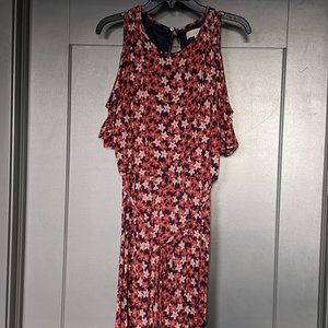 Ann Taylor Loft Size Medium (floral pattern, cold shoulder)